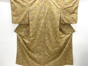 樹木風景模様織り出し西陣お召着物